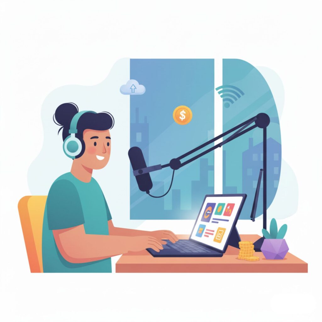 Fiverr gig for podcast show notes writing – beginner-friendly freelancing idea