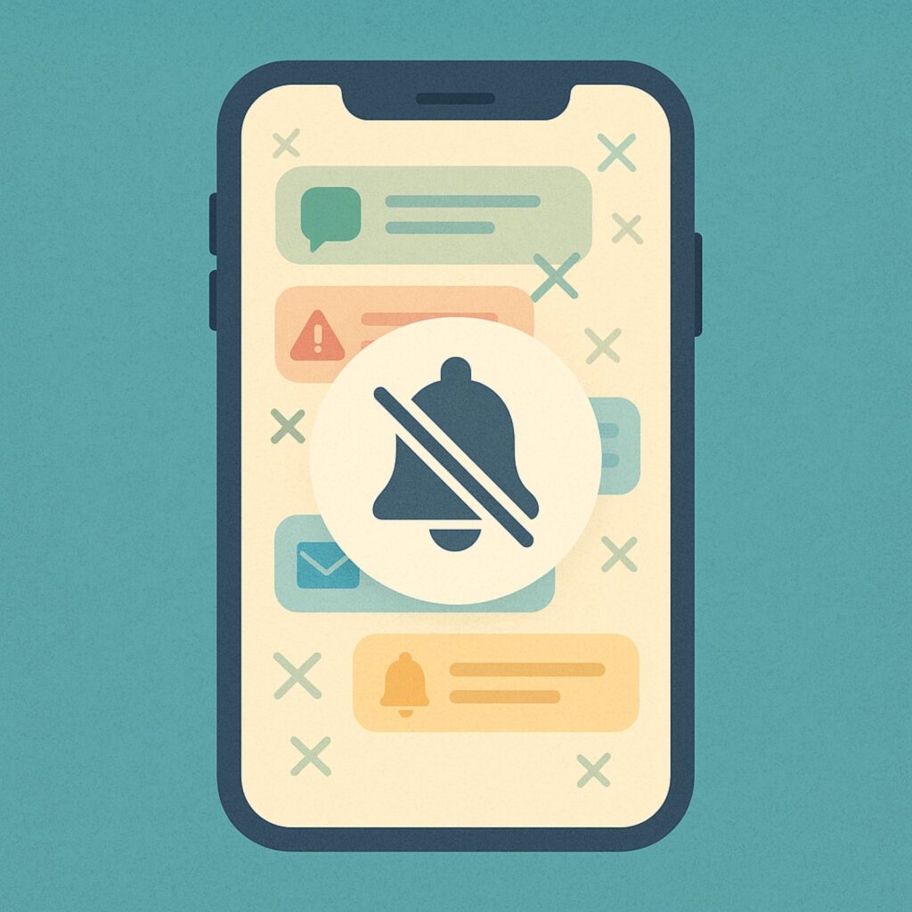 Managing smartphone notifications for digital minimalism