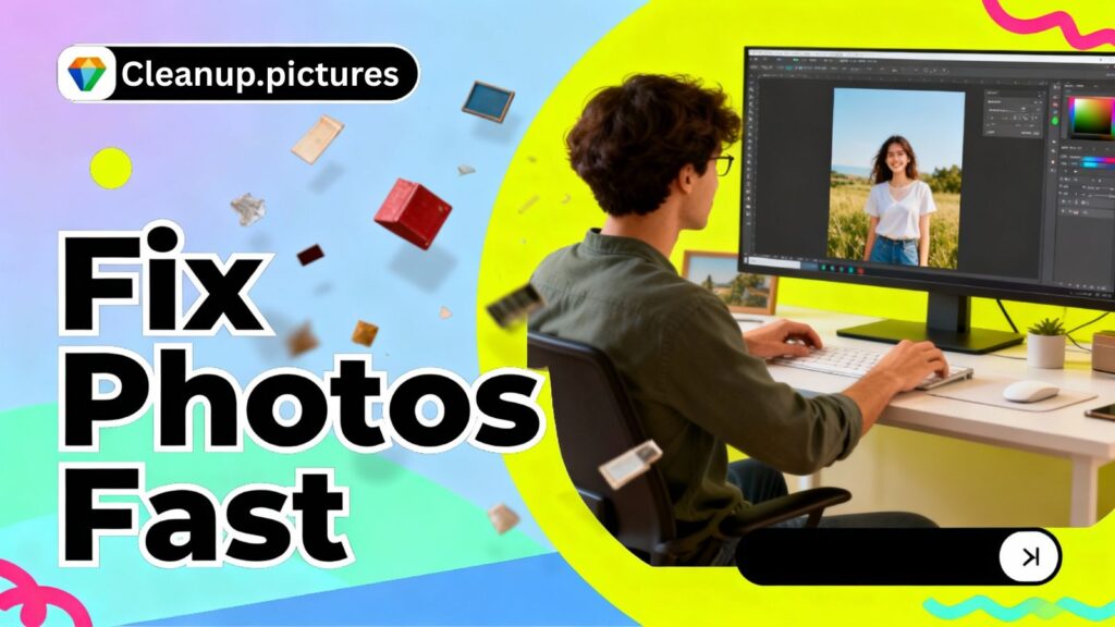 Thumbnail which showing Cleanup.pictures removing unwanted objects from photos