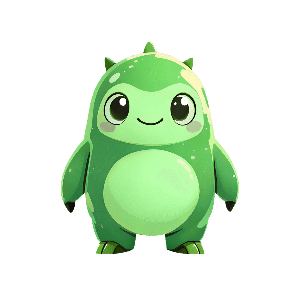 Creo the Creovate mascot representing creativity, innovation, and positive energy.