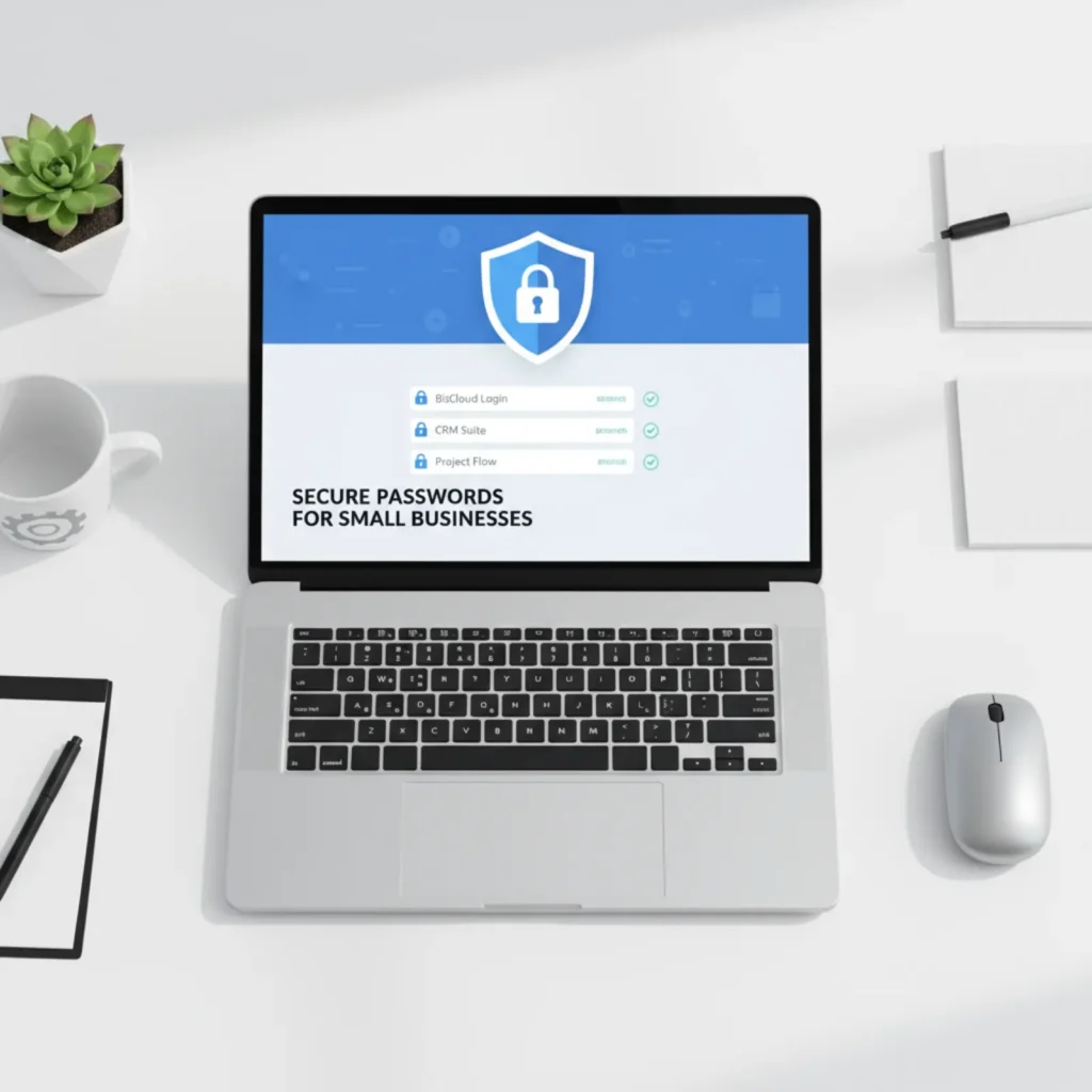 Strong password and password manager concept