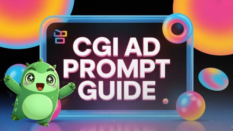 Veo 3.1 CGI Ad Prompt featured image showing futuristic electric scooter